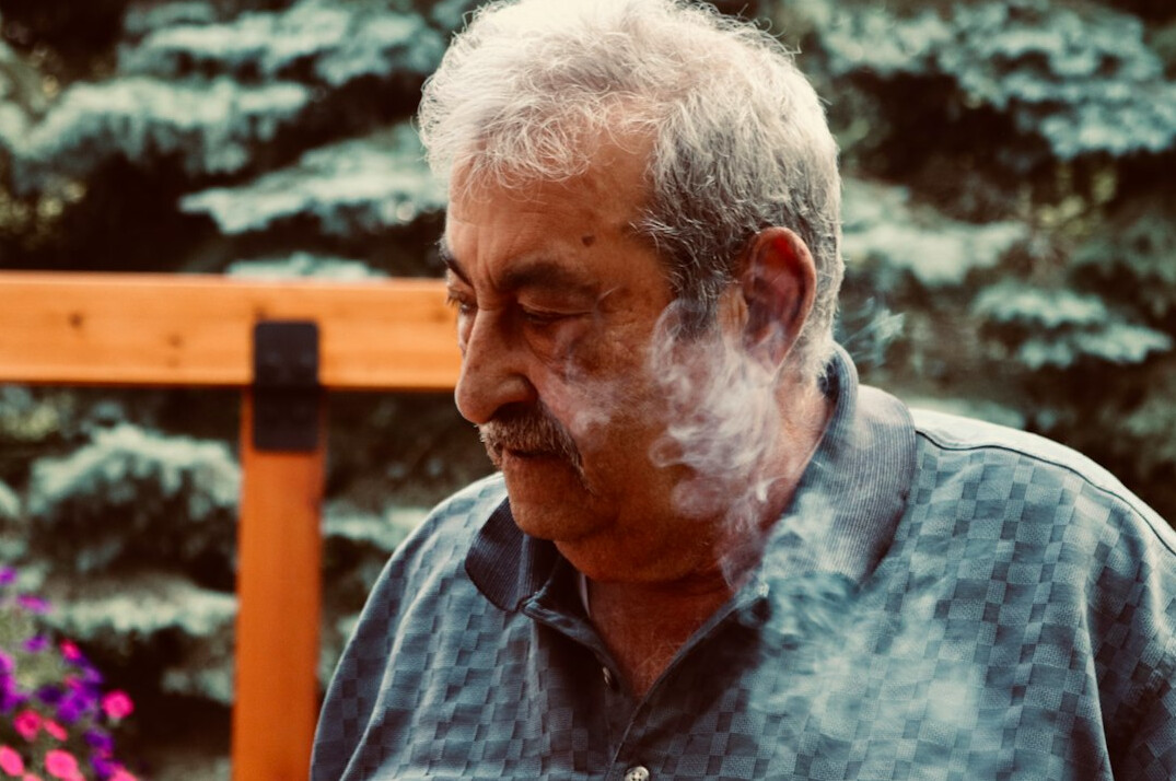 Portrait of an older Hispanic man historian